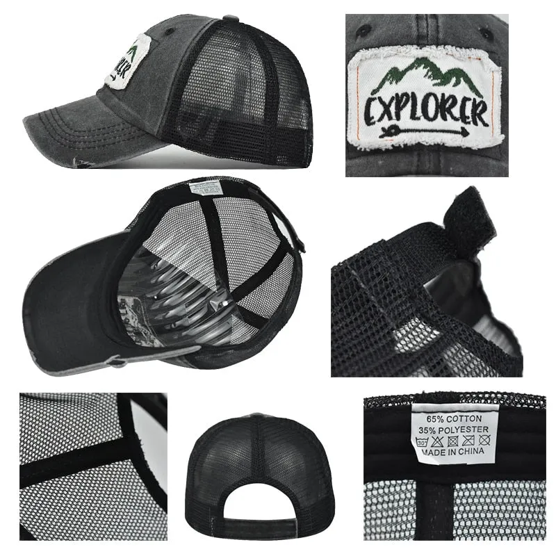 Summer Mesh Men Baseball Cap Women Snapback Caps Hats For Men Gorras Male Bone Sports Casquette Sun Women Baseball Hat Cap